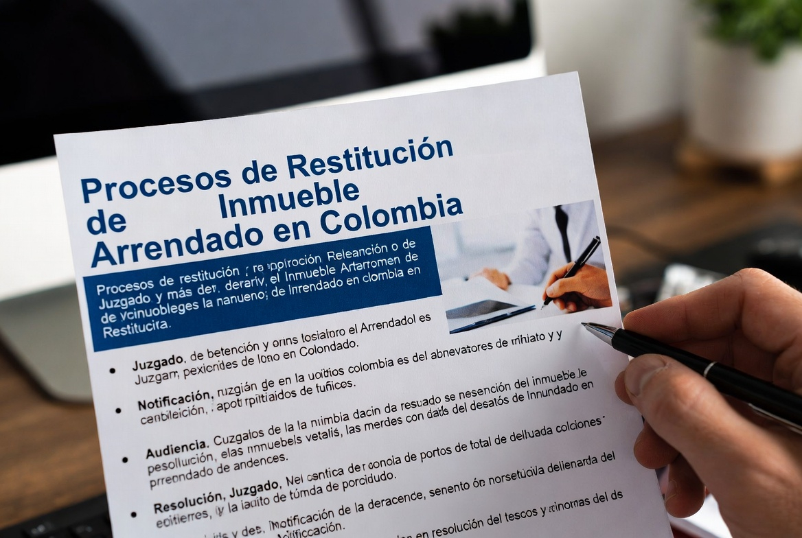 Procesos de Restitución de Inmueble Arrendado en Colombia