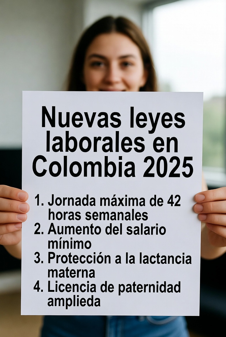 Nuevas leyes laborales en Colombia 2025