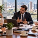Abogado corporativo asesora al equipo directivo de una pyme en Colombia