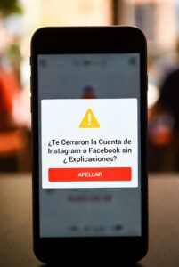 ¿Te Cerraron la Cuenta de Instagram o Facebook sin Explicaciones?