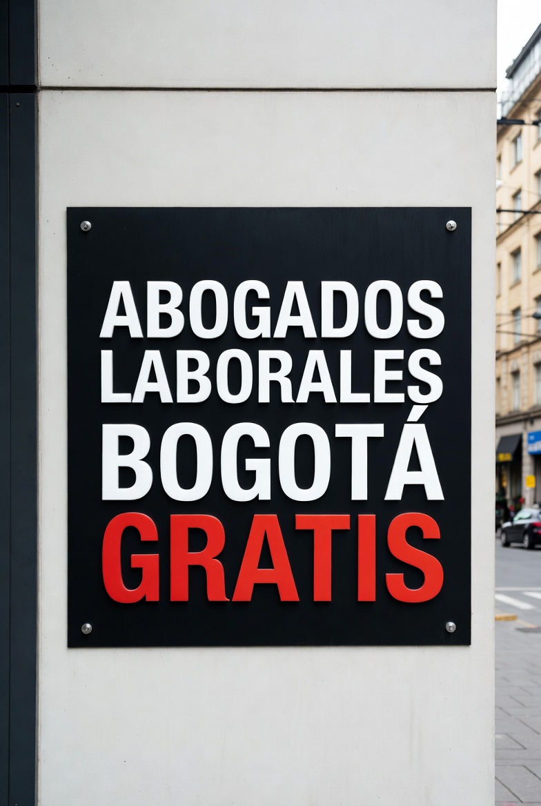 abogados laborales bogota gratis