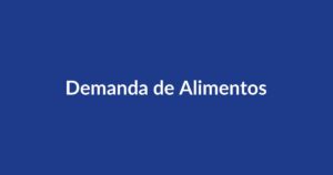 Demanda de alimentos Colombia cuota alimentaria