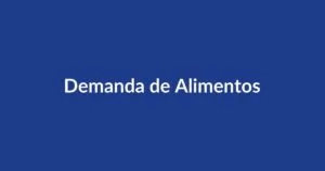 Demanda de alimentos Colombia cuota alimentaria