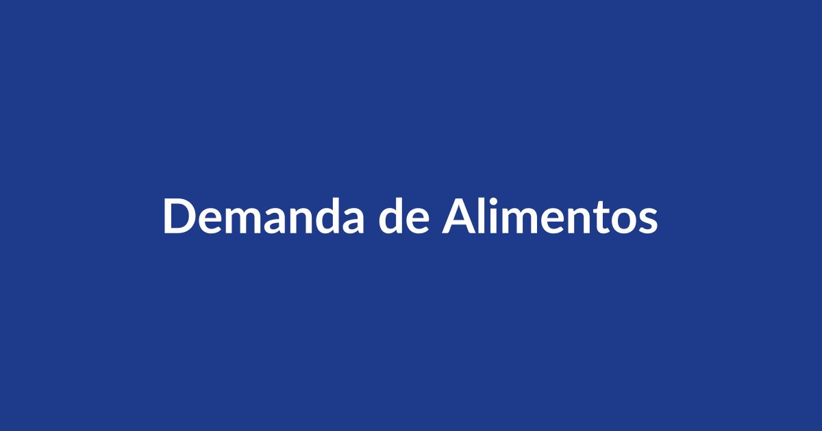 Demanda de alimentos Colombia cuota alimentaria