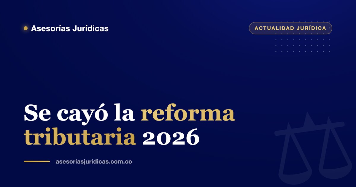 Documento de proyecto de ley archivado sobre un escritorio con calculadora y la bandera de Colombia, simbolo del debate tributario