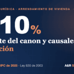 Reajuste del canon de arrendamiento 2026 en Colombia: tope del 5,10% según el IPC de 2025