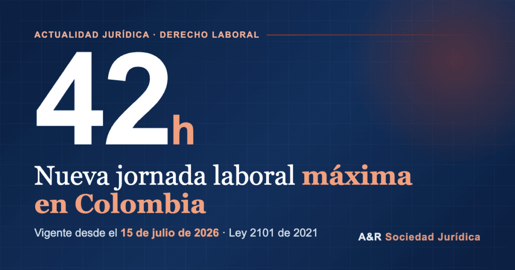 Nueva jornada laboral máxima de 42 horas semanales en Colombia desde el 15 de julio de 2026